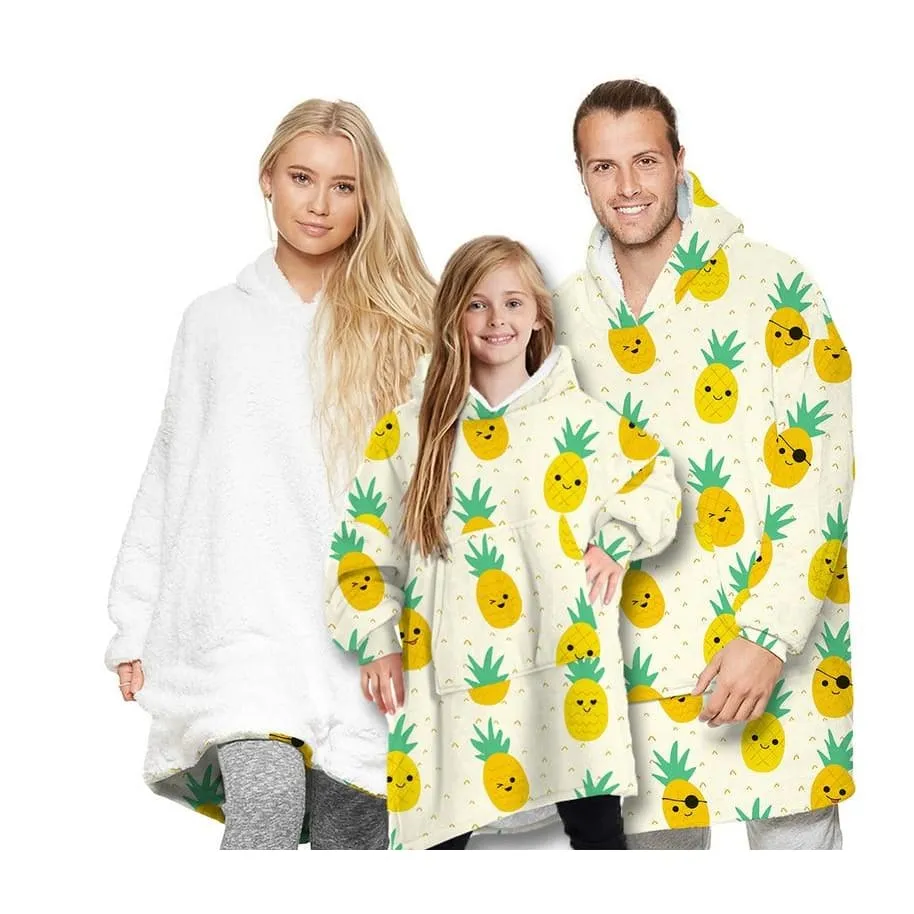 Wearable Hooded Blankets Pullover