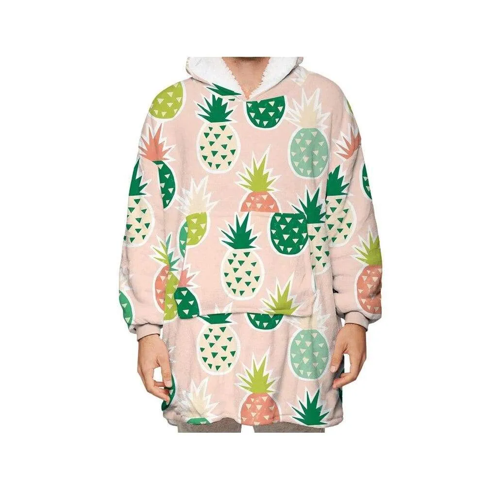 Wearable Hooded Blankets Pullover
