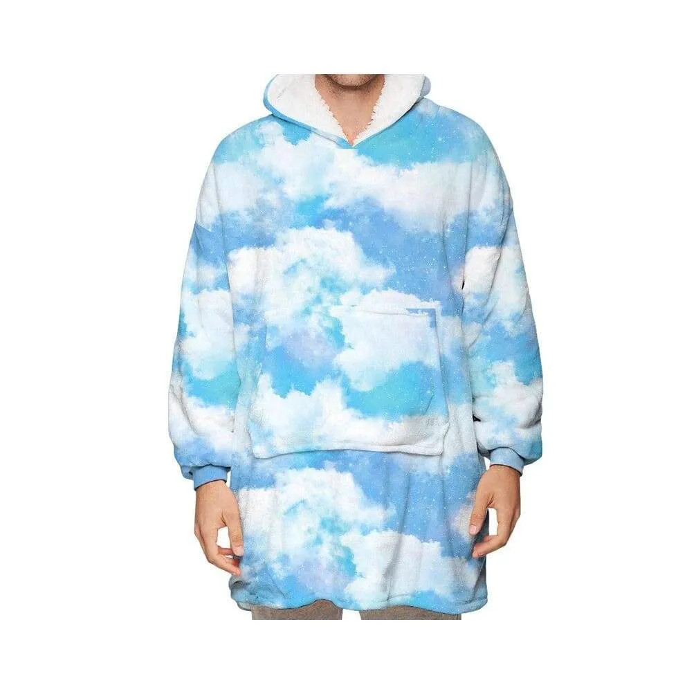 Wearable Hooded Blankets Pullover