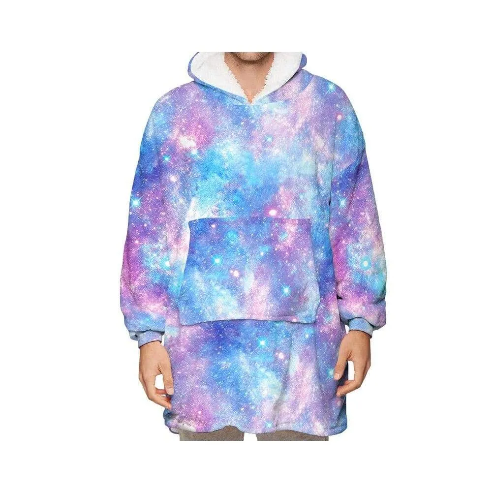 Wearable Hooded Blankets Pullover