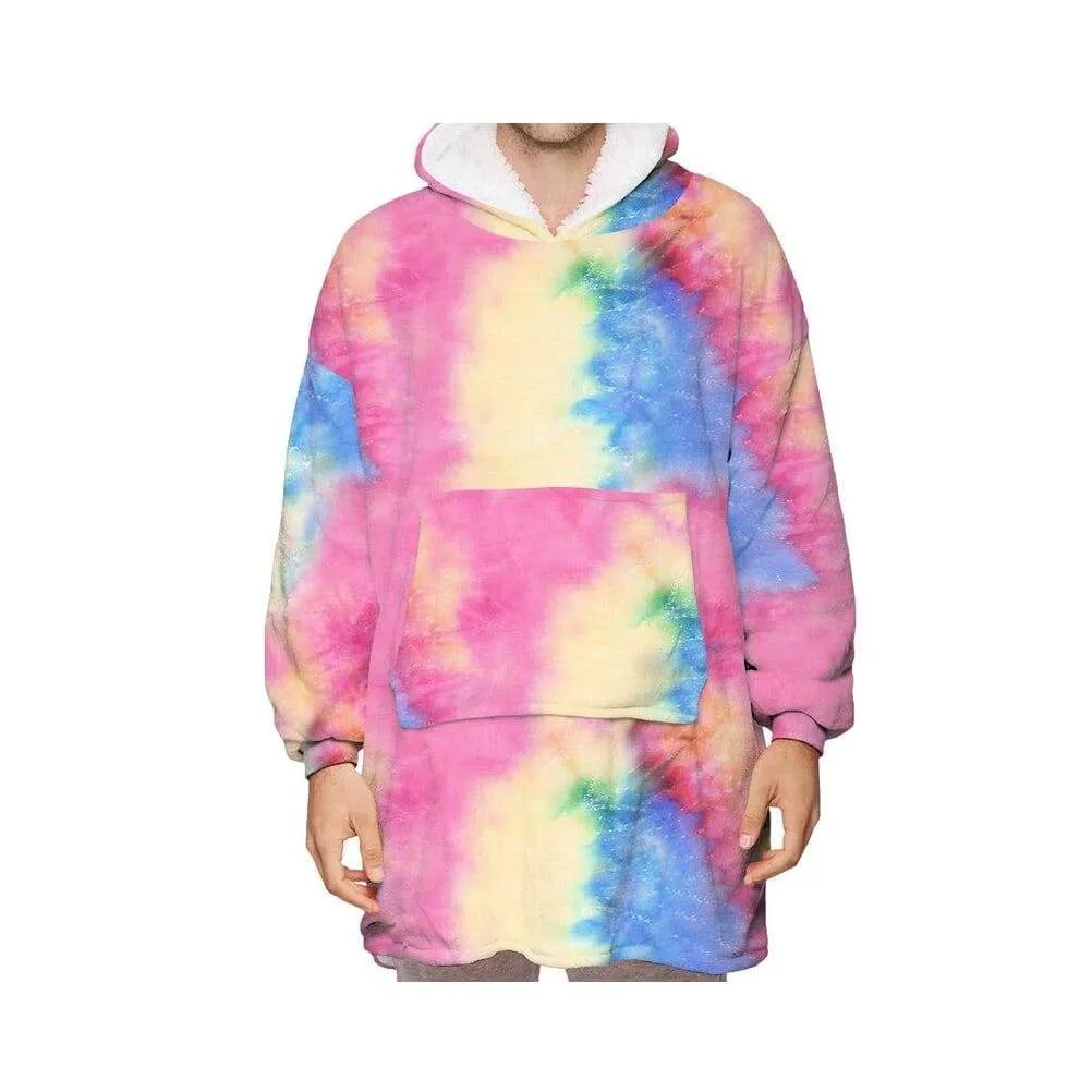 Wearable Hooded Blankets Pullover