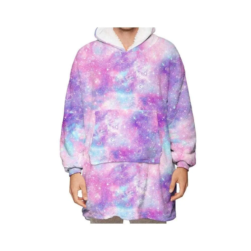 Wearable Hooded Blankets Pullover
