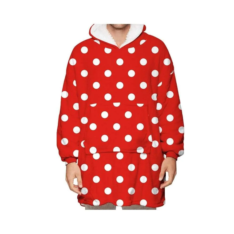 Wearable Hooded Blankets Pullover