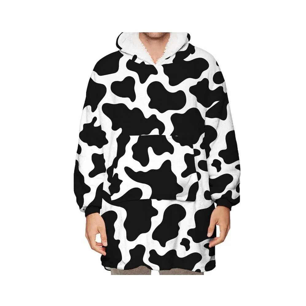 Wearable Hooded Blankets Pullover